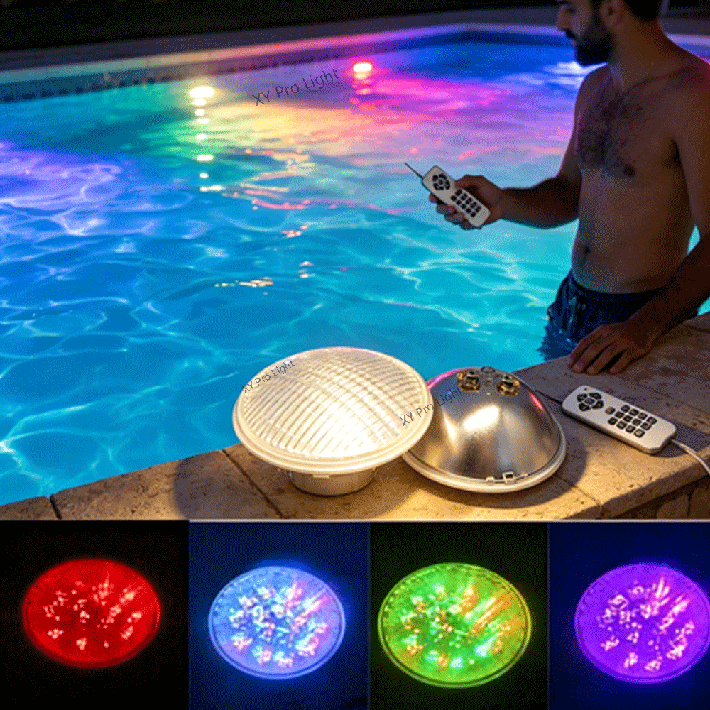 Xy Spa & Wellness Reviews - Светодиодный светильник для бассейна PAR56 RGB